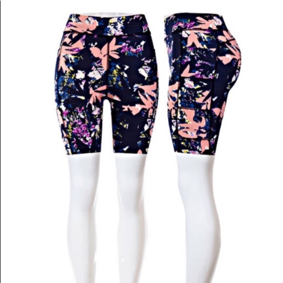 POP Fit Stella Floral Bike short - Picture 2 of 13